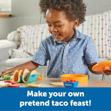 Learning Resources Taco Night Play Food Set for Kids