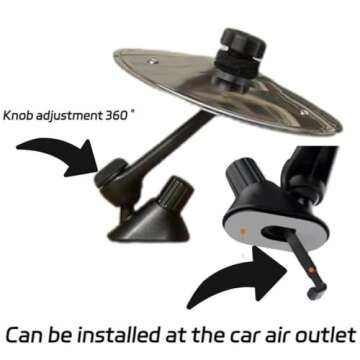 Car Crash Cymbal, (2pcs) Mini Car Cymbal Air Vent Drum - Upgrade Your Commute with Rhythm!