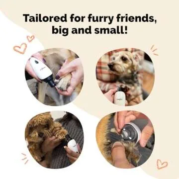LuckyTail Nail Grinder for Quiet & Easy Pet Grooming
