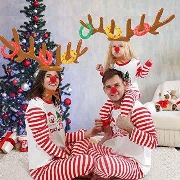 Inflatable Reindeer Antler Ring Toss Game for All Ages