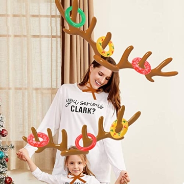 Inflatable Reindeer Antler Ring Toss Game for All Ages