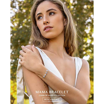 14k Gold Mama Bracelet - Adjustable Mom Jewelry Gift