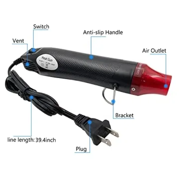 Mini Hot Air Gun for DIY Crafts - Portable Heat Tool