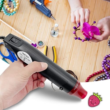Mini Hot Air Gun for DIY Crafts - Portable Heat Tool