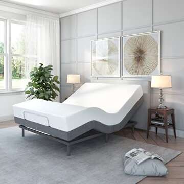 Adjustable Comfort Bed Base with Massage & USB Ports