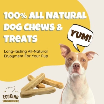 EcoKind Premium Gold Yak Cheese Chews for Dogs