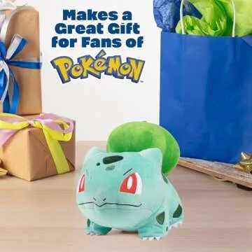 8-Inch Pokémon Bulbasaur Plush - Soft Stuffed Animal Toy