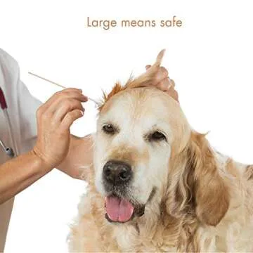 GLADOG 6 Inch Cotton Buds for Safe Dog Ear Cleaning