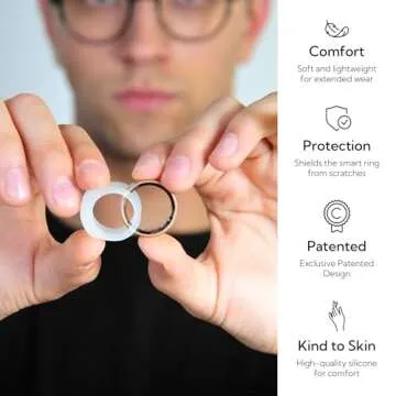 Rinfit Smart Ring Protector - Silicone Ring Enhancer for Gym Wear