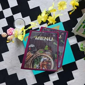 Shop Elegant 2PCS Restaurant Menu Covers for Durability