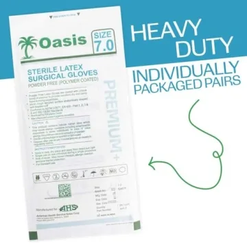 Premium Powder Free Latex Surgical Gloves for All 50 Pairs