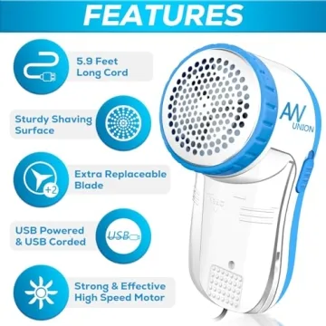 AW Union Fabric Shaver Lint Remover for All Fabrics and Upholstery