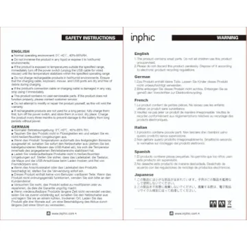 INPHIC Silent Rechargeable Bluetooth Mouse Multi-Device