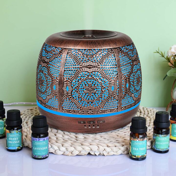 500ML Essential Oil Diffuser with 4 Essential Oils