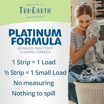 Tru Earth Platinum Heavy Duty Laundry Detergent Sheets