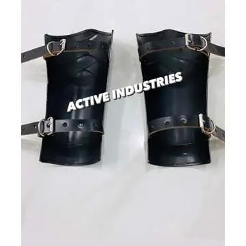 Medieval Bracers: Functional Leather Arm Guards for Cosplay