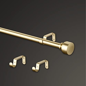 MODE Premium Collection Curtain Rods with Doorknob Finials