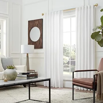 MODE Premium Collection Curtain Rods with Doorknob Finials