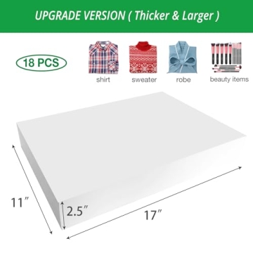 Large White Gift Wrap Boxes with Lids & Foil Stickers