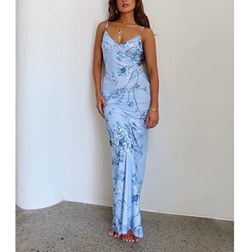 Stylish Women Sleeveless Maxi Dress for Summer Occasions