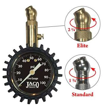 JACO Elite Tire Pressure Gauge for Accurate Tire Readings