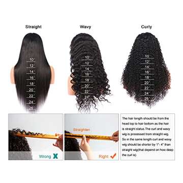 ARUKIHAIR Afro Kinky Curly Wig With Bangs Full Machine Made Scalp Top Wig 200 Density Virgin Brazilian Short Curly Human Hair Wigs Natural Color 14 inch