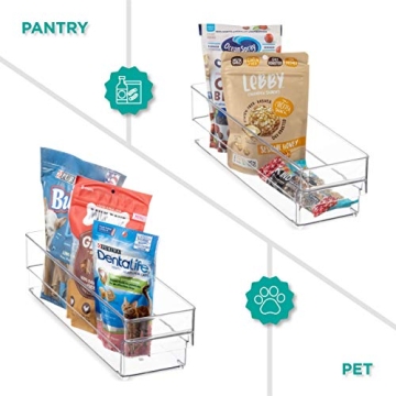 HEAVY DUTY Refrigerator Organizer Bins - Set of 6