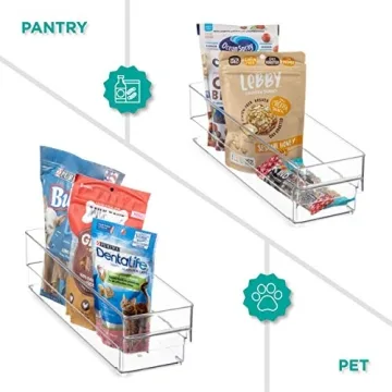 HEAVY DUTY Refrigerator Organizer Bins - Set of 6