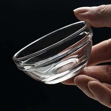 JHNIF 12pcs Glass Dipping Bowls for Appetizers and Sauces