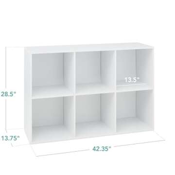 Best Choice Products 6-Cube Storage Organizer, 13.5in Shelf Opening, Bookcase, Display Shelf, Custom...
