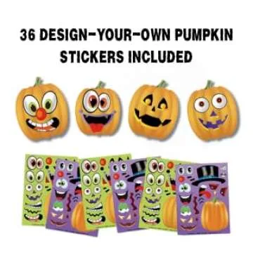 ArtCreativity Halloween Sticker Set and Coloring Books