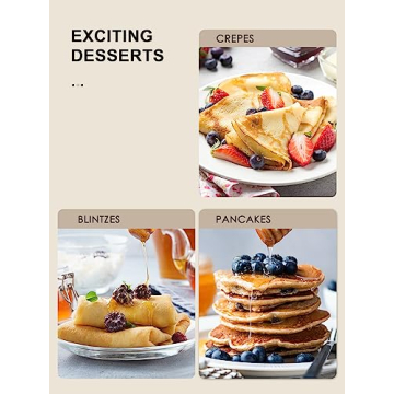 Compact Reemix Electric Crepe Maker and Griddle for Perfect Breakfasts