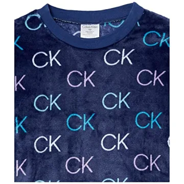 Calvin Klein Girls' Super Soft Fleece Pajama Set Comfort