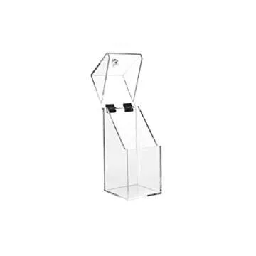 ZHIAI Premium Acrylic Makeup Brush Holder - Gift Ready!