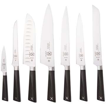 Mercer Culinary Züm 8-Piece Magnetic Board Knife Set, 14 1/8 x 10 1/4, Stainless Steel