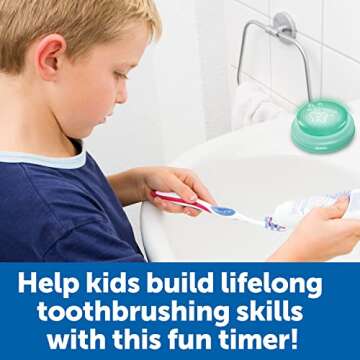 Learning Resources 2-Minute Toothbrushing Timer, Kids Dental Health, Toddler Toothbrush, Toddler Tim...