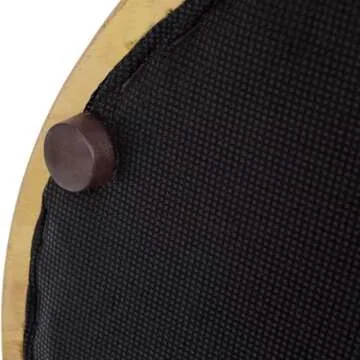 Stylish Ivory White Boucle Backless Counter Stool