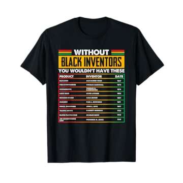 History Of Forgotten Black Inventors Black History Month T-Shirt
