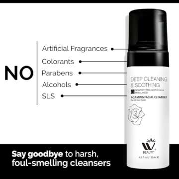 WBM Foaming Facial Cleanser for All Skin Types - 4.2 Fl Oz