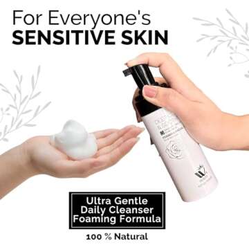 WBM Foaming Facial Cleanser for All Skin Types - 4.2 Fl Oz