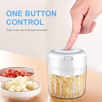 Compact Electric Mini Garlic Chopper for Easy Kitchen Prep