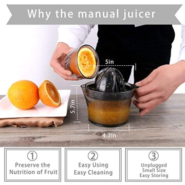 Sunnhanny Manual Citrus Juicer for Easy Juicing