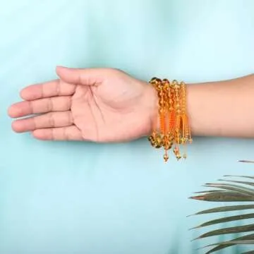 4mm Citrine Handmade Bracelet for Abundance and Joy