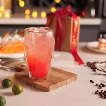 CNGLASS Double Wall Coffee Mugs - Stylish & Practical Set