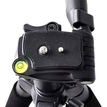 57-Inch Lightweight Aluminum Camera Tripod + Remote Shutter Release for Nikon (4 Piece Set)