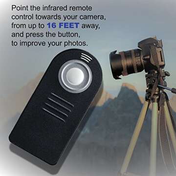 Lightweight Aluminum Tripod with Remote for Nikon