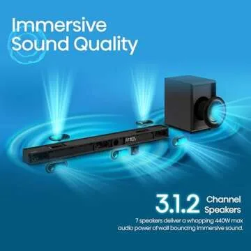 Hisense AX3125H Sound Bar with Wireless Subwoofer - Dolby Atmos Sound