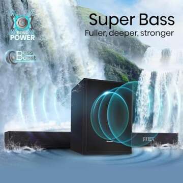 Hisense AX3125H Sound Bar with Wireless Subwoofer - Dolby Atmos Sound