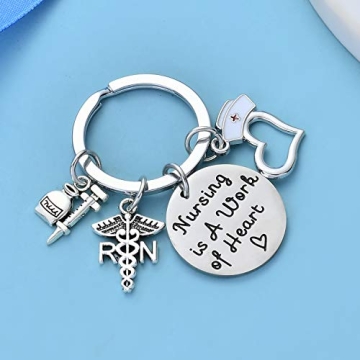 malyunin Nurse Keychain for Appreciation & Graduation Gifts