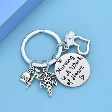 malyunin Nurse Keychain for Appreciation & Graduation Gifts